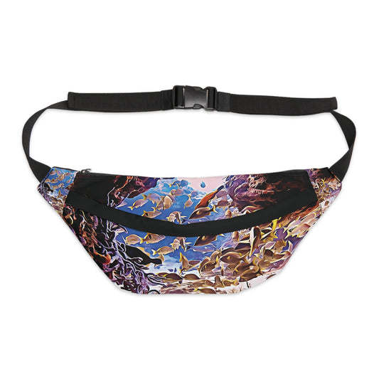 Oceanscape Under the Sea School of Fish Scuba Dive Unisex Large Fanny Pack