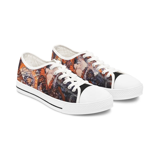 Butterfly Monarch Art To Wear Women's Low Top Sneakers