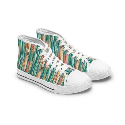 Abstract Art to Wear Women's High Top Sneakers